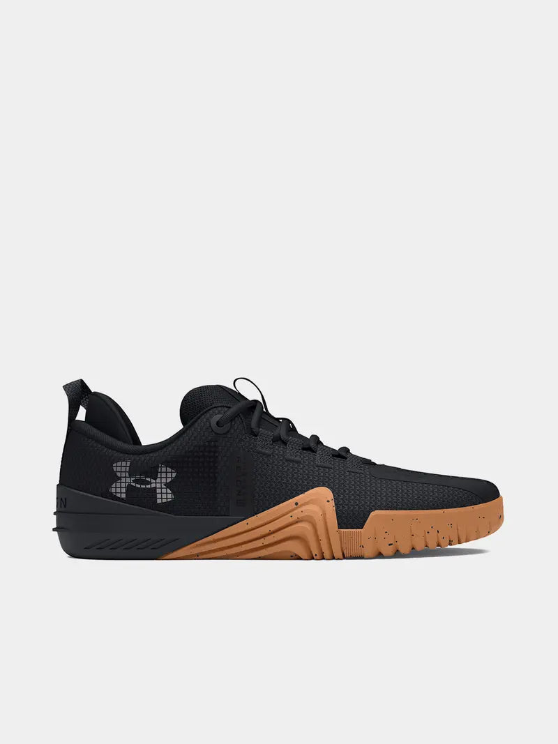 Under Armour Mens Tribase Reign 6 Black/Gum Training Shoes