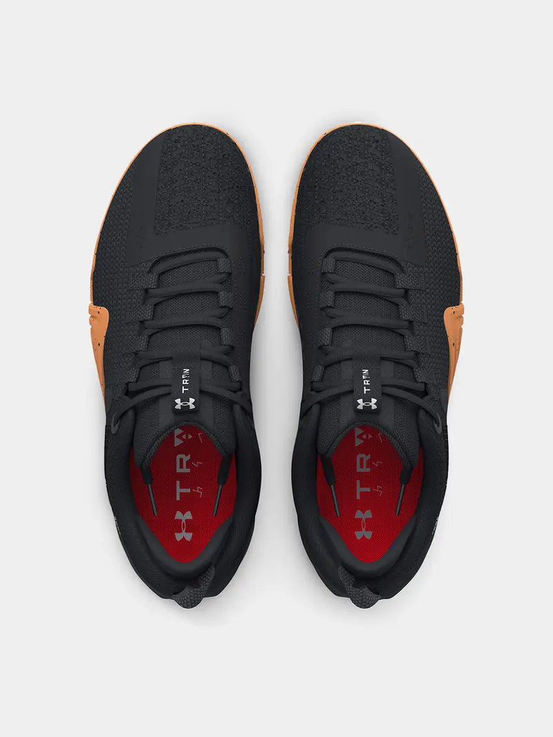 Under Armour Mens Tribase Reign 6 Black/Gum Training Shoes