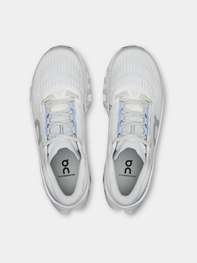 On Cloudmonster 3 White/Frost Running Shoes