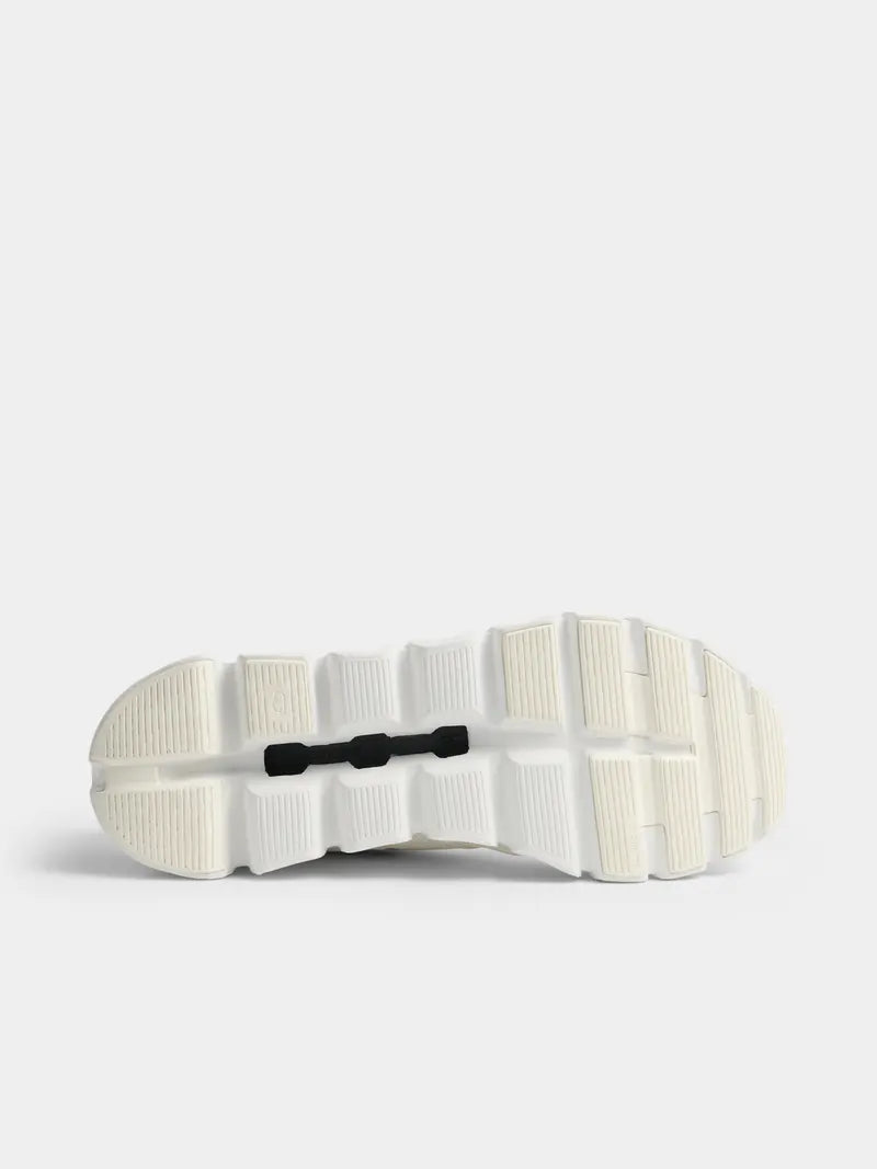On Mens Cloud 6 White Running Shoes