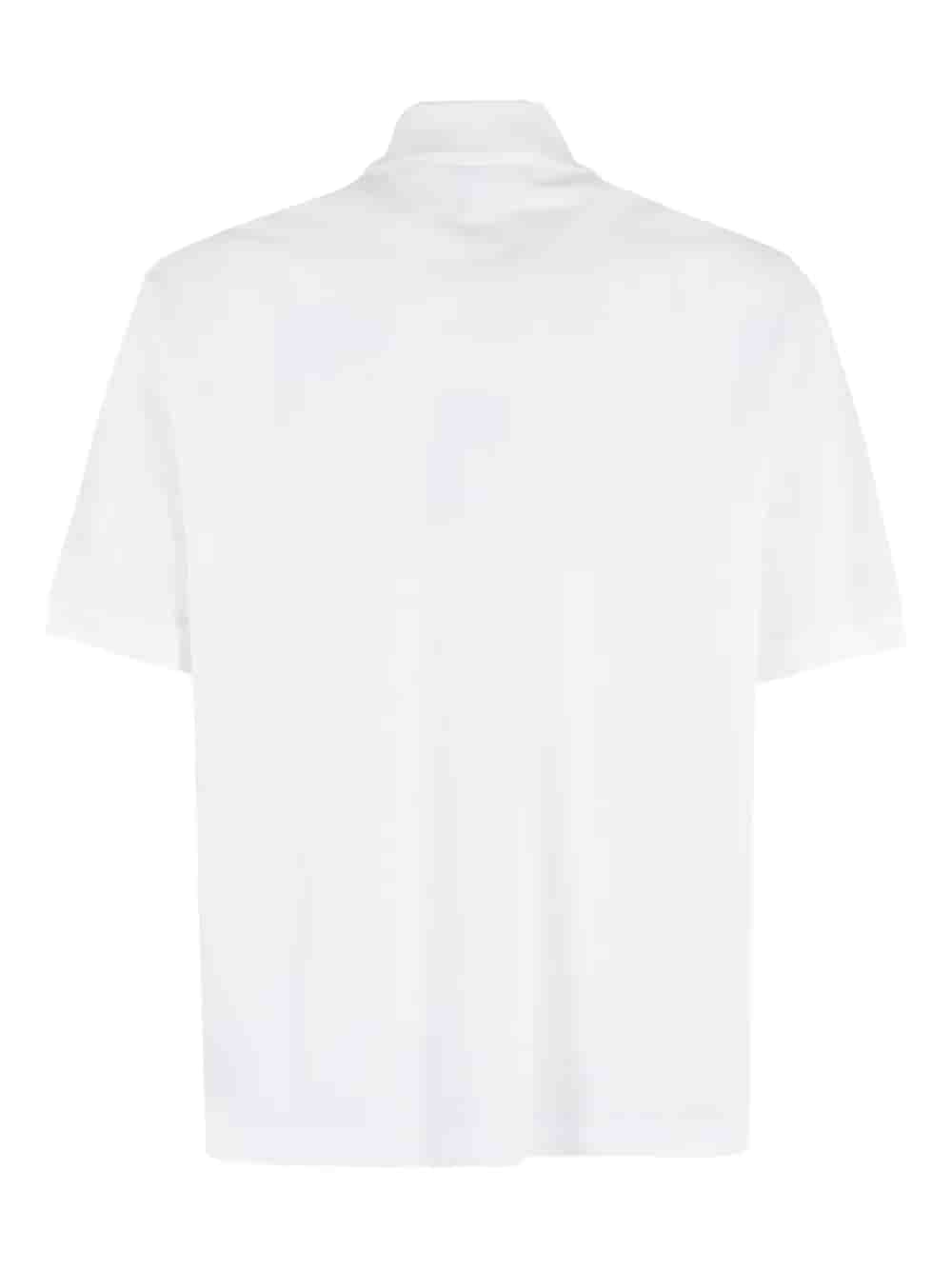 Lacoste cotton polo shirt white