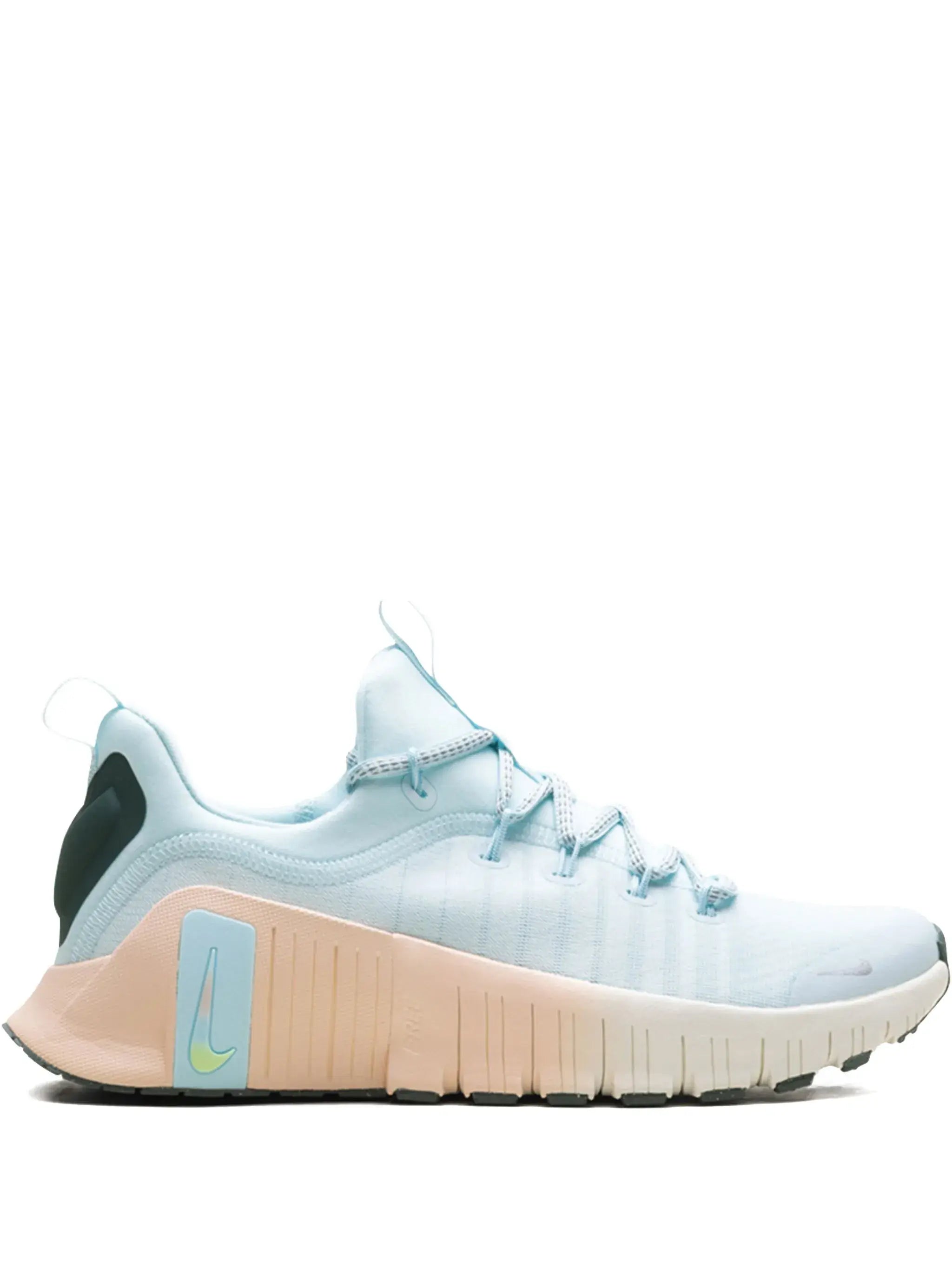 Free Metcon 6 Premium "Glacier Blue/Washed Coral/Vintage Green/Metallic Silver" sneakers