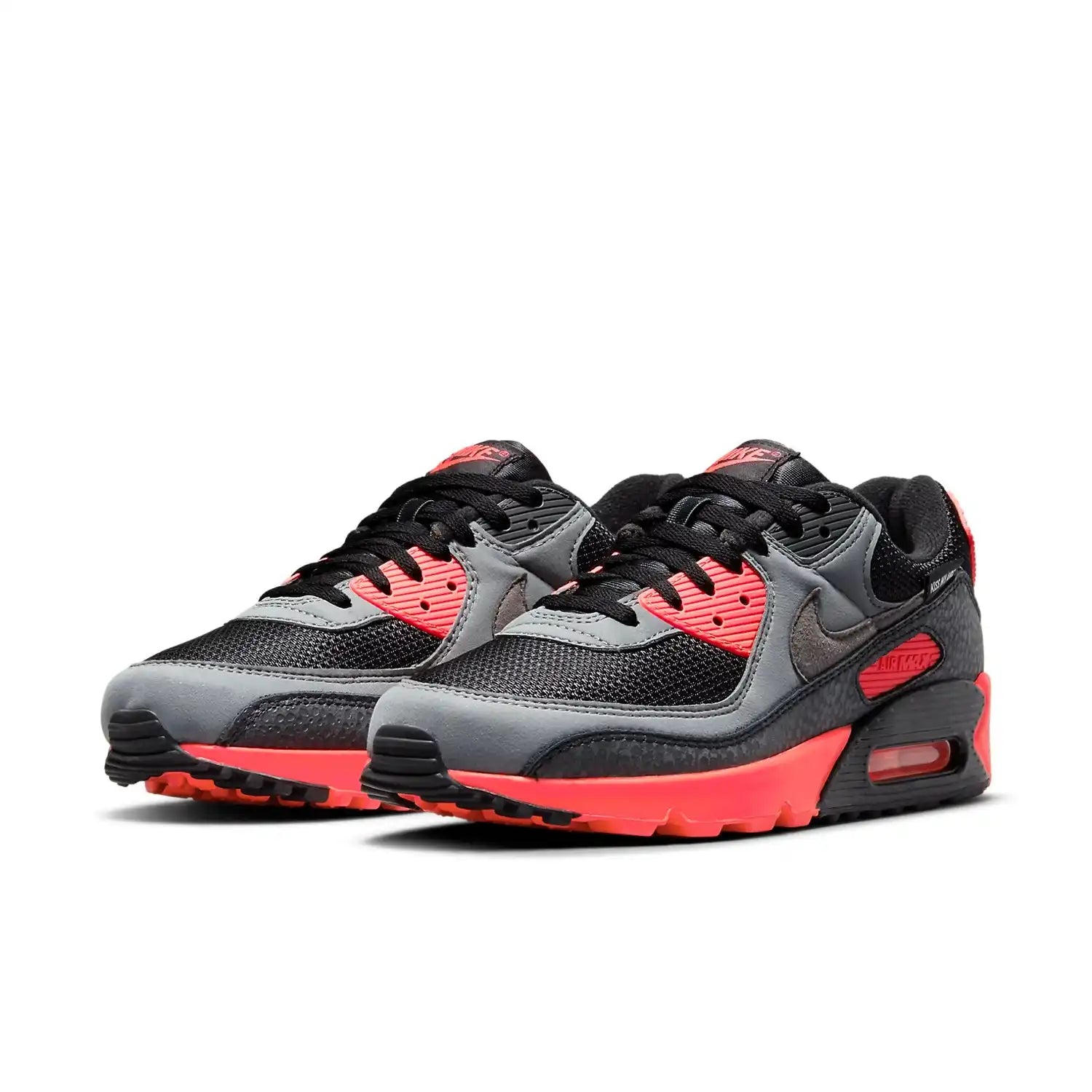 Nike-Air Max 90 'Kiss My Airs - Black Laser Crimson'