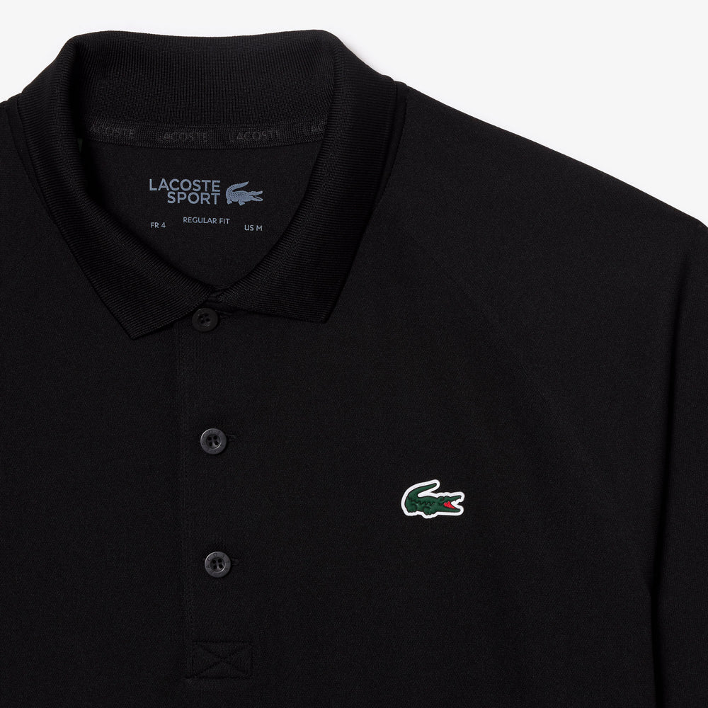 Lacoste cotton polo shirt black