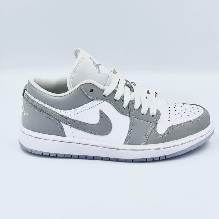Air Jordan 1 Low White and Grey
