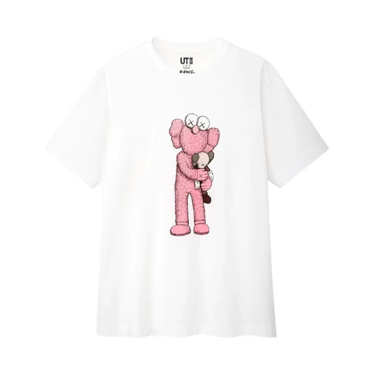 KAWS x Uniqlo Pink BFF Tee