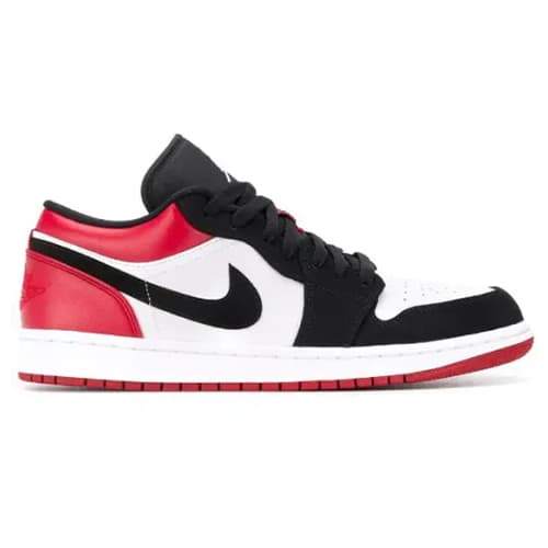 Air Jordan 1 Low Black Toe “Red , black and white”