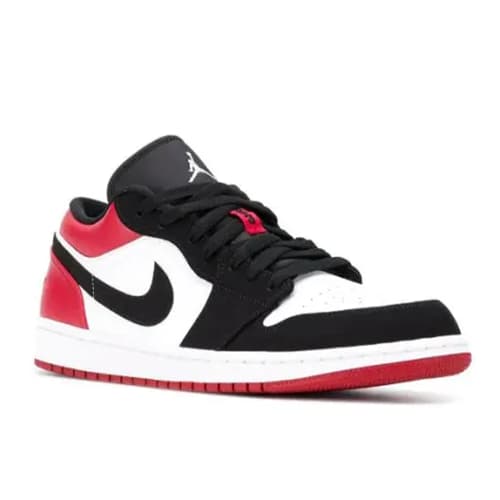 Air Jordan 1 Low Black Toe “Red , black and white”