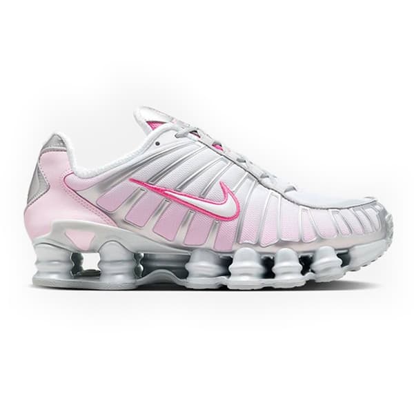 Nike Shox TL – “White – Pink- Metallic Platinum” Sneakers