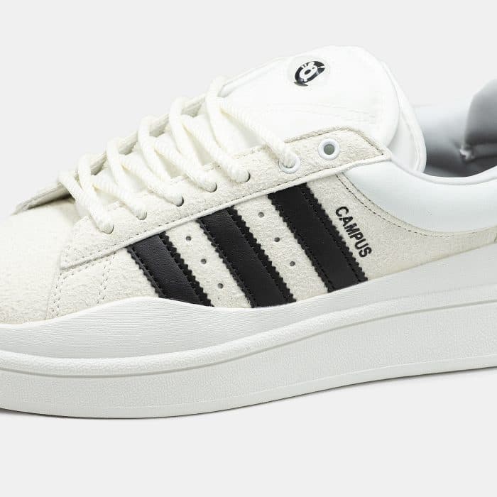 Adidas Campus x Bad Bunny – “White Black” Sneakers