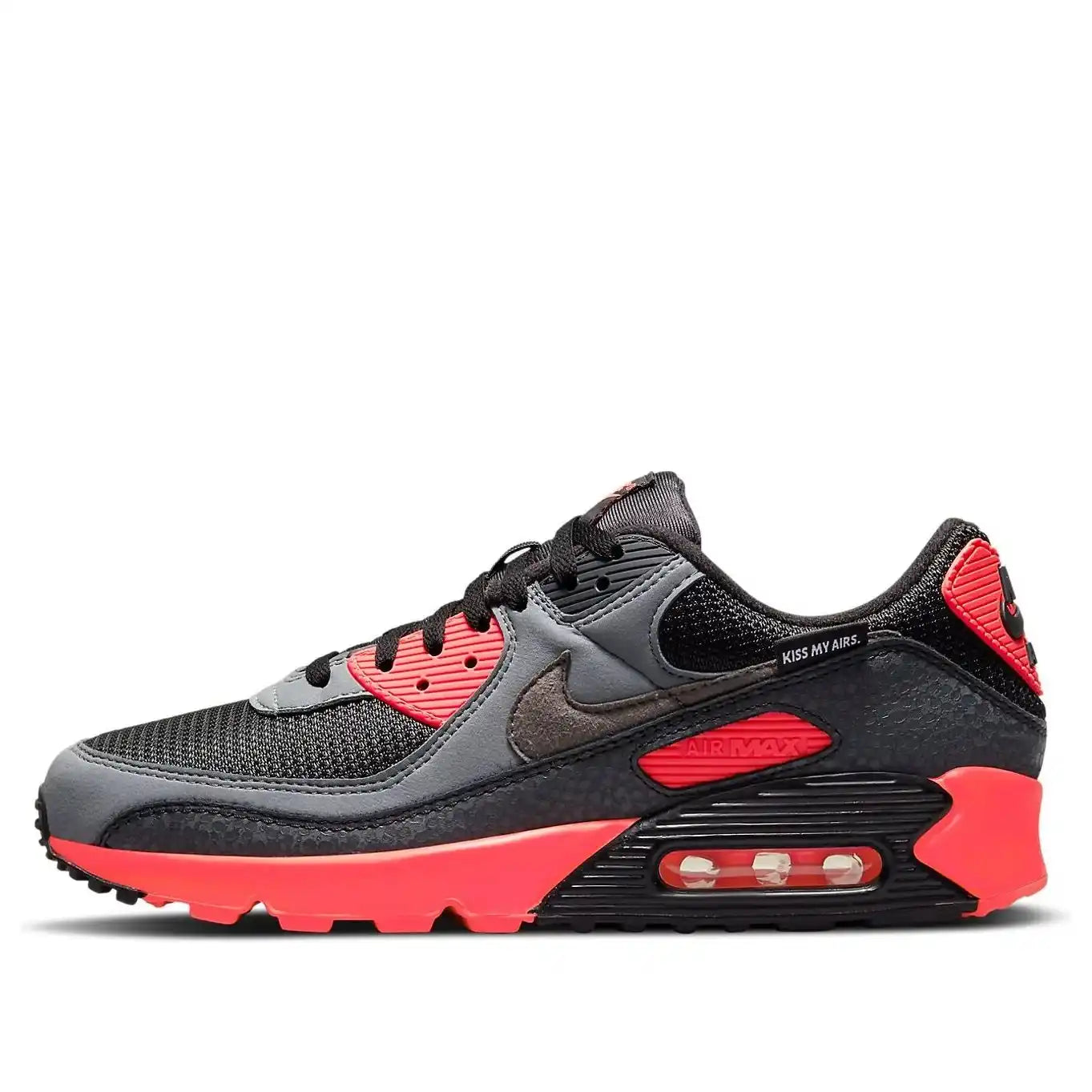 Nike-Air Max 90 'Kiss My Airs - Black Laser Crimson'