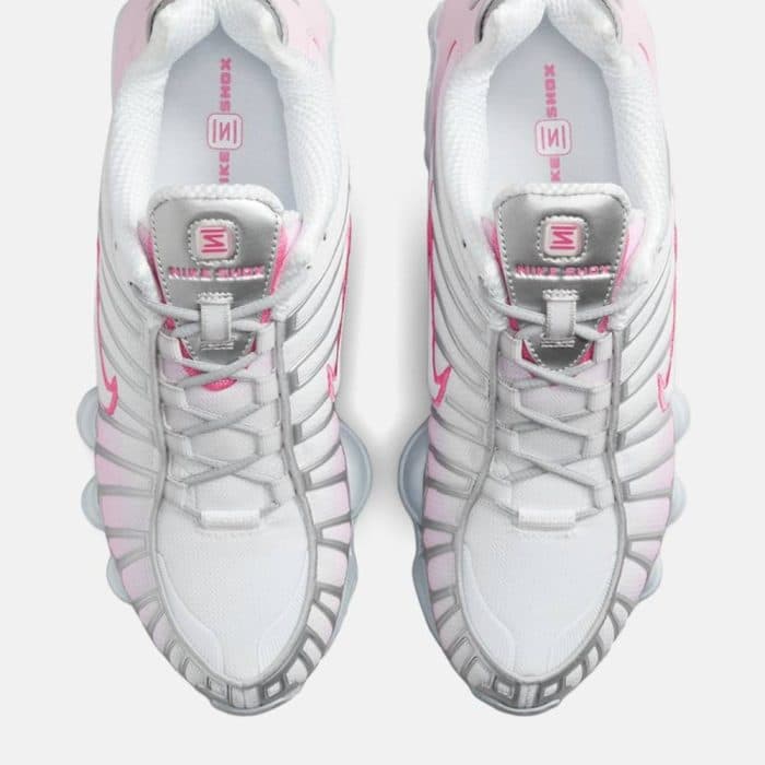 Nike Shox TL – “White – Pink- Metallic Platinum” Sneakers