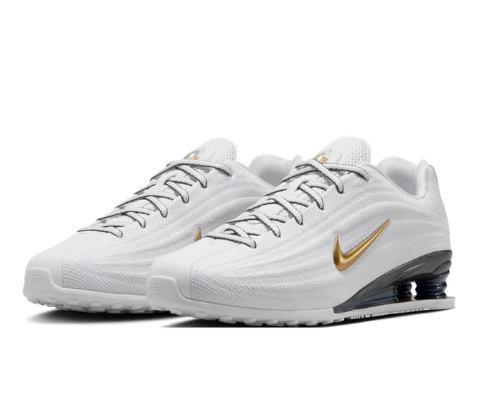 Nike Shox Z ‘White Metallic Gold’ Sneakers