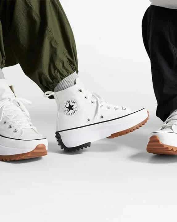 Converse Run Star High Platform High White Sneaker