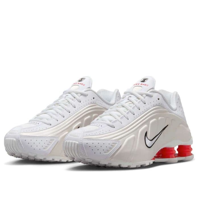 Nike Shox R4 ‘White Phantom Picante Red’ Sneaker
